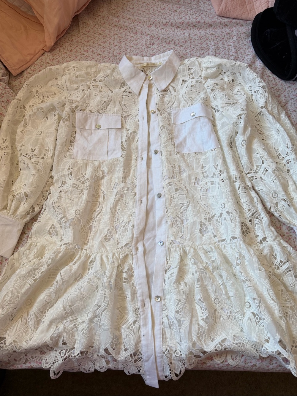 The most beautiful 100% cotton Charina Sarte mini button up dress😍😍😍
